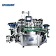 2-Station Rotary Automatic Perfume Bottling Machine PLC Touch Screen Perfume Filling Crimping Collaring Machine For Perfume Glass Bottles